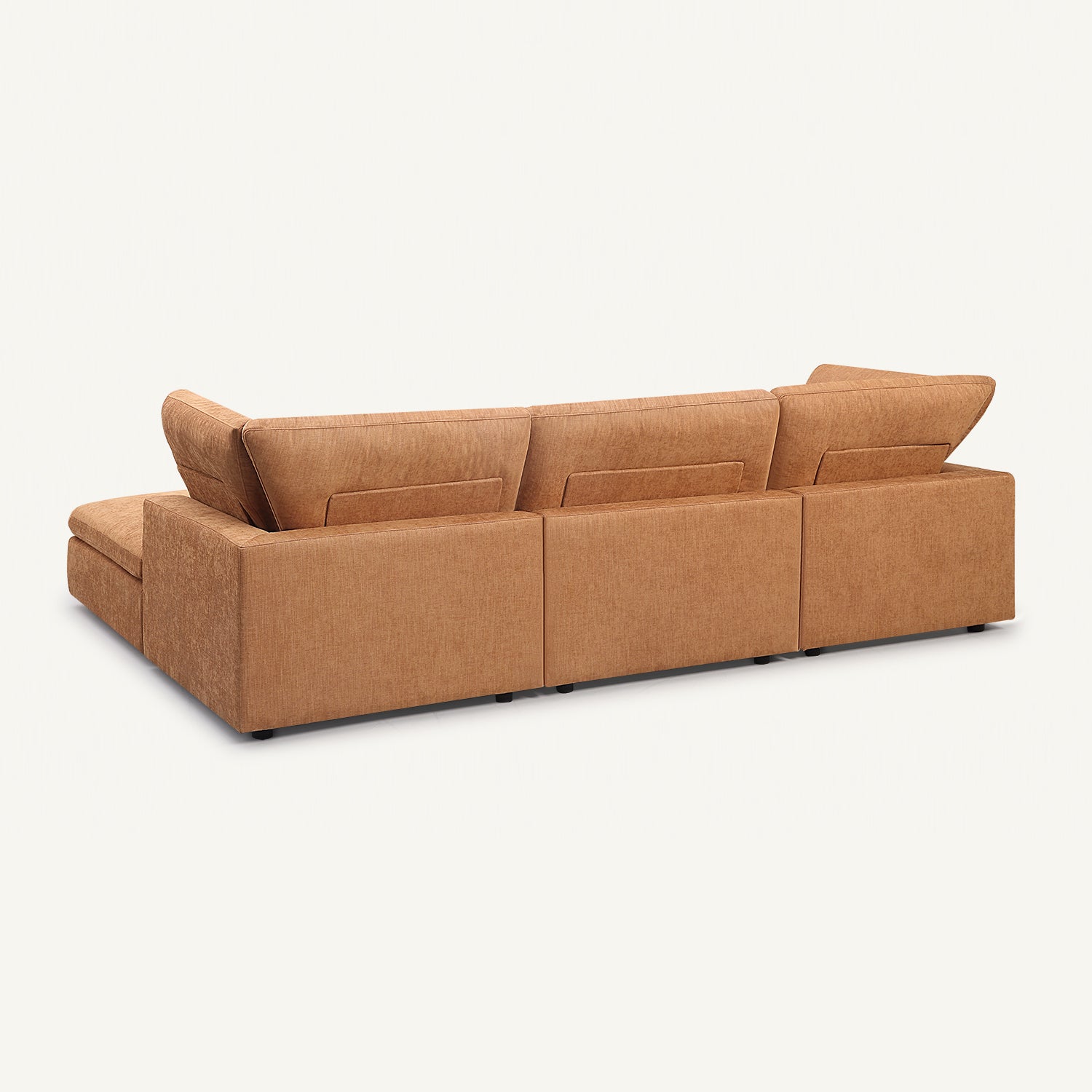Cloud Tan Linen 3-Seat Sofa
