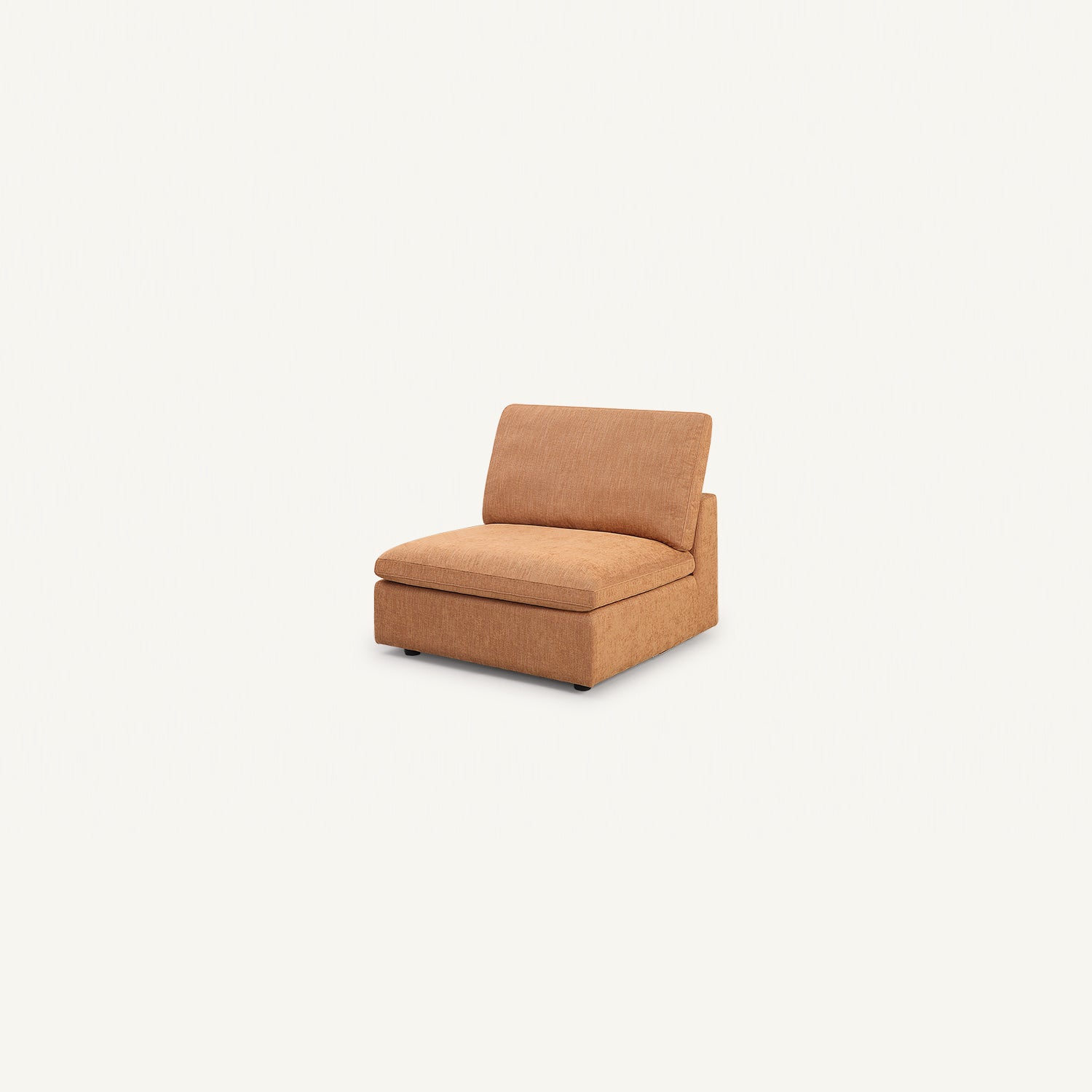Cloud Tan Linen Armless Chair