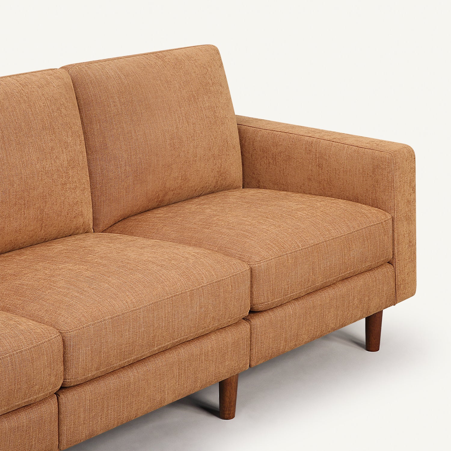 Transformer Linen 3-Seat Sofa with Ottoman